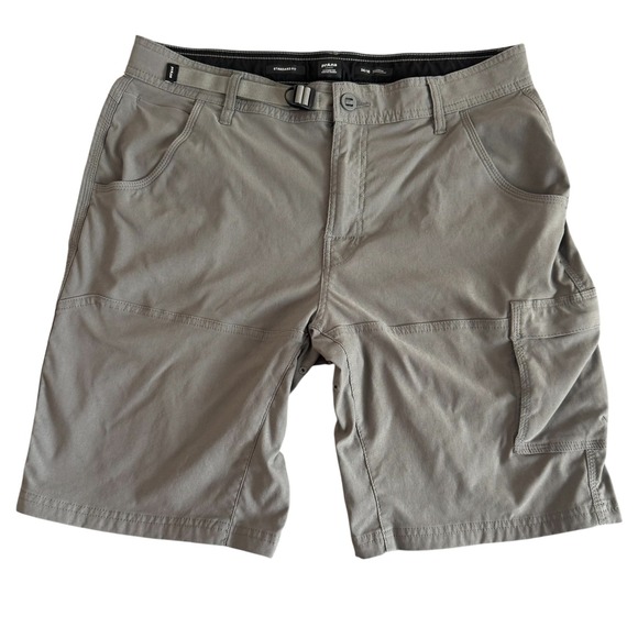Prana Other - prAna Zion 34x9 Gray Stretch Cargo Hiking Mens Shorts 1969751